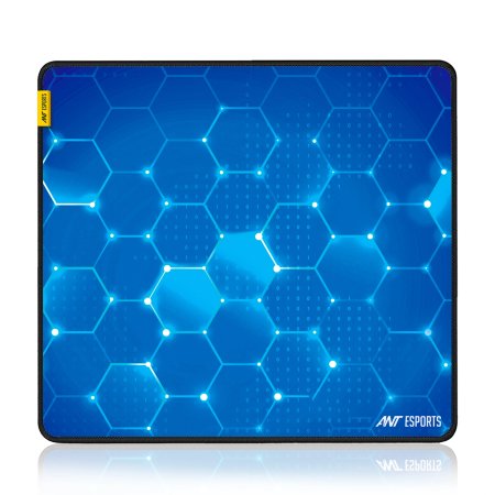 Ant Esports Hexa Mouse Pad 260X210X3mm Anti-Fray Stitching Blue