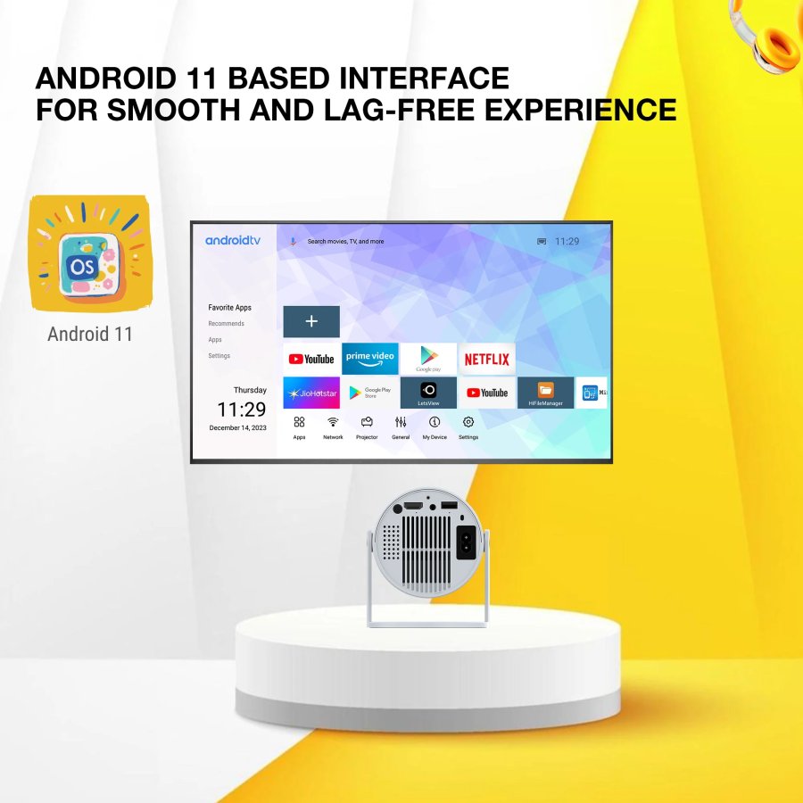Ant Esports View 515 Plus Smart Android Projector
