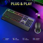 Ant Esports KM550PRO Wireless Gaming Combo Black