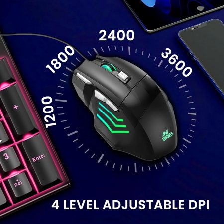 Ant Esports Thunder30 Mechanical RGB Keyboard Mouse Combo