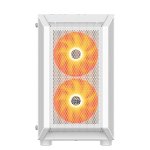 Ant Esports 200 Air Mini Gaming Cabinet White 2x120mm Fans