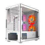 Ant Esports 200 Air Mini Gaming Cabinet White 2x120mm Fans