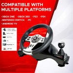 Ant Esports GW190 Corsa Racing Wheel with Pedals Black