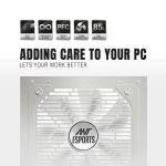 Ant Esports RX550 White 80 Plus Bronze Gaming Power Supply