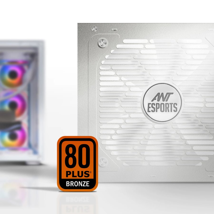 Ant Esports RX550 White 80 Plus Bronze Gaming Power Supply
