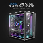 Ant Esports Gaming Cabinet Crystal x8 Frame Black