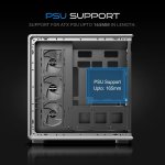 Ant Esports Gaming Cabinet Crystal x8 Frame Black