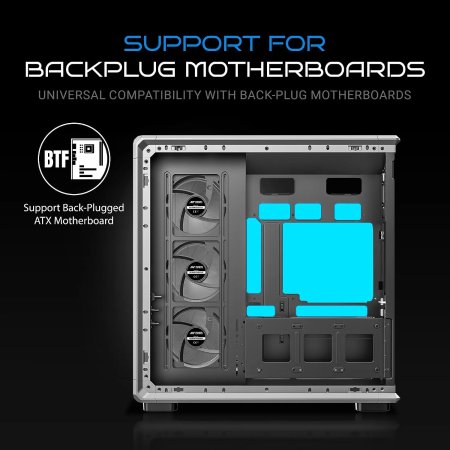 Ant Esports Gaming Cabinet Crystal x8 Frame Black