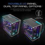 Ant Esports Gaming Cabinet Crystal x8 Frame Black