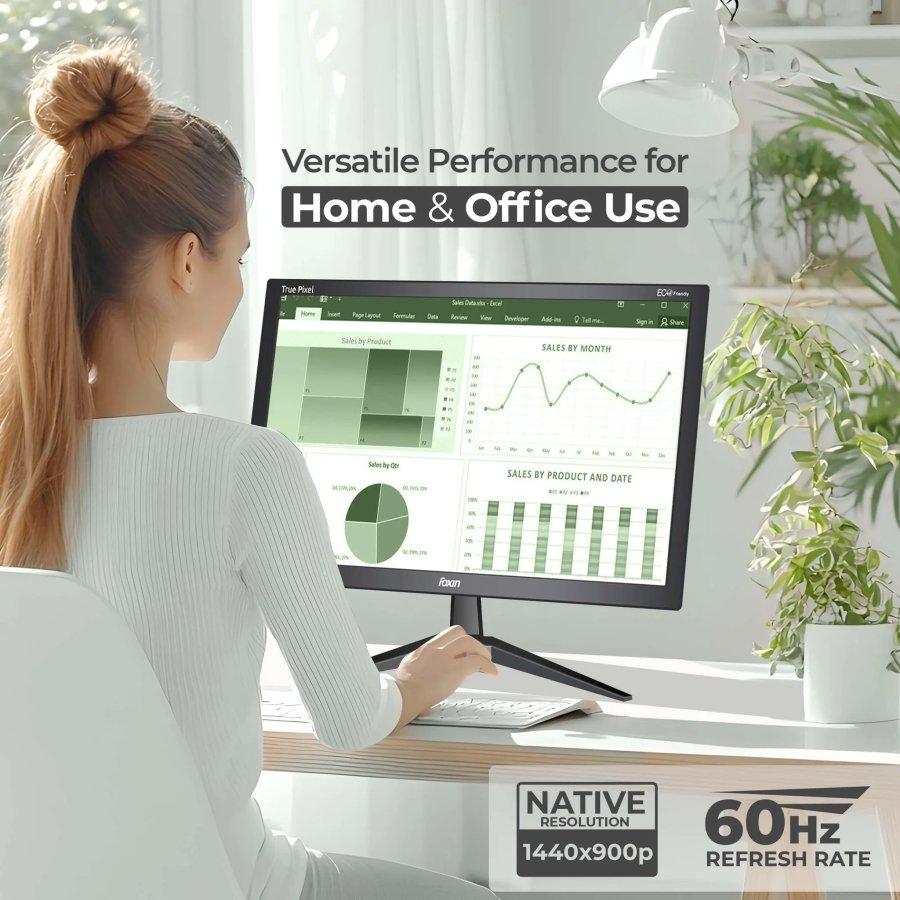 Foxin FM1950 19.5-Inch HD 60Hz LED Monitor
