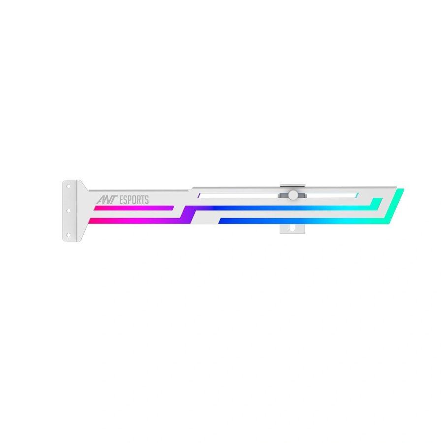Ant Esports GCB90 ARGB Graphics Card Holder (White)