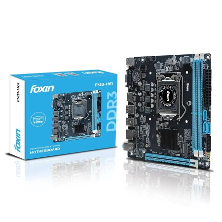Foxin H61 DDR3 NVMe Motherboard for Intel 2nd/3rd Gen