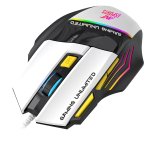 Ant Esports Strike10 RGB Wired Gaming Mouse White
