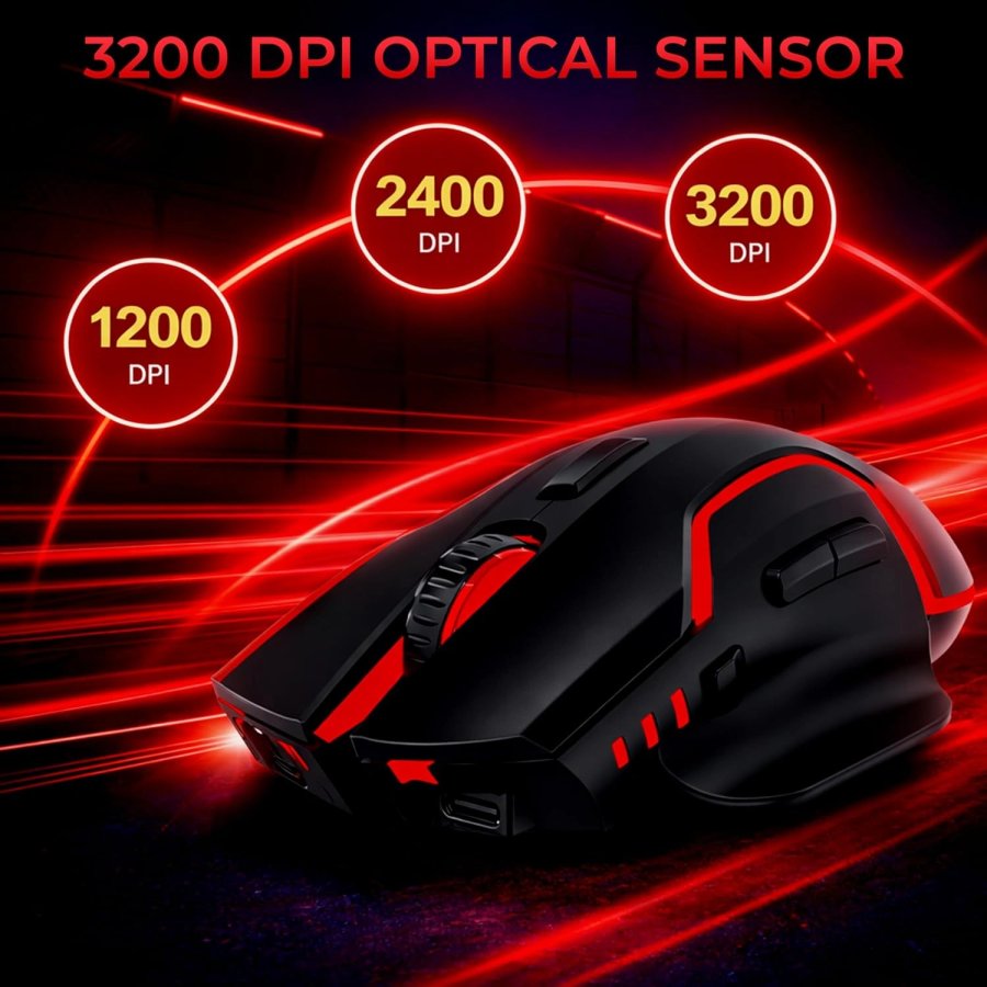 Ant Esports GM320 Pro 3200 DPI Wireless RGB Gaming Mouse