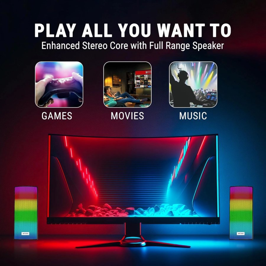 Ant Esports GS510 10W USB RGB Gaming Speaker