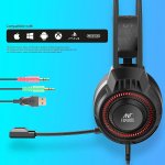 ANT ESPORTS H580 PRO LED Gaming Headset with Mic - Black