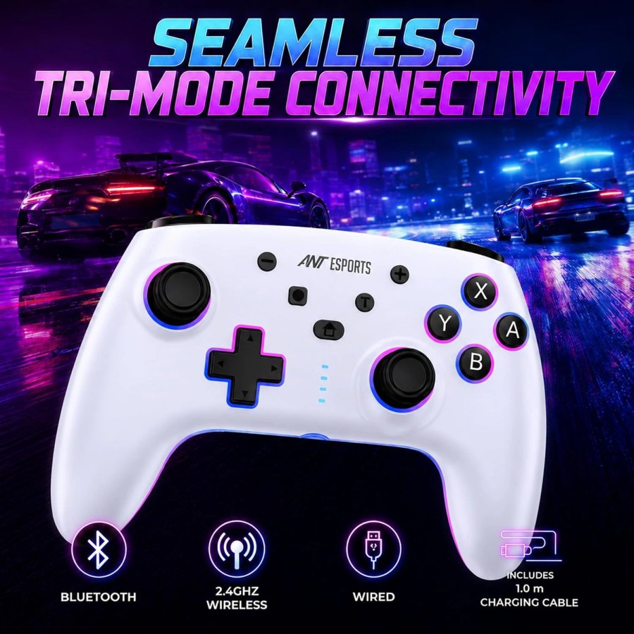 Ant Esports Supernova Lite White Wireless Gamepad