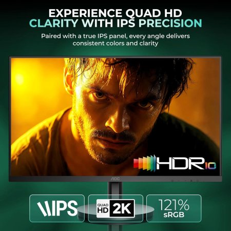 AOC Q27B3S2 27 Inch 2K QHD IPS Monitor