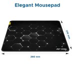 Ant Esports Hexa Mouse Pad 260 x 210 x 3 mm Black