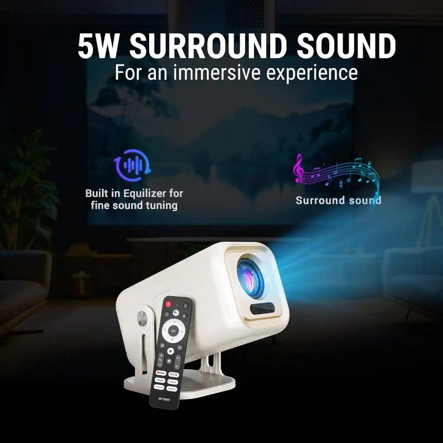ANT Esports View690 AF FHD Smart Projector White