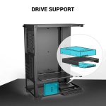 ANT ESPORTS X2 LCD ARGB ATX MID TOWER CABINET BLACK