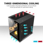 Ant Esports Crystal Z2 ARGB M-ATX Gaming Cabinet Black