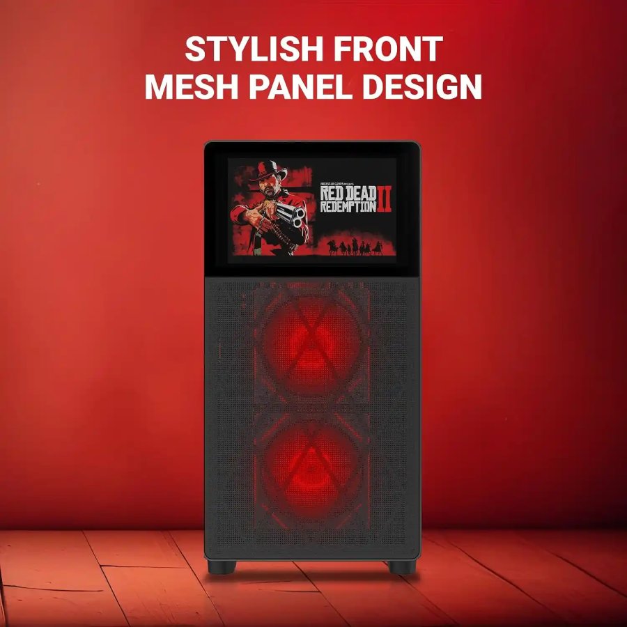 Ant Esports ICE Digital C3 8 Inch Display Gaming Cabinet Black