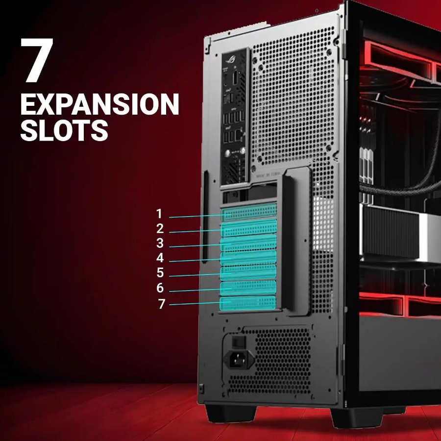 Ant Esports ICE Digital C3 8 Inch Display Gaming Cabinet Black