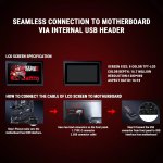 Ant Esports ICE Digital C3 8 Inch Display Gaming Cabinet Black
