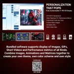Ant Esports ICE Digital C3 8 Inch Display Gaming Cabinet Black