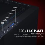 Ant Esports ICE Digital C3 8 Inch Display Gaming Cabinet Black
