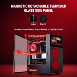 Ant Esports ICE Digital C3 8 Inch Display Gaming Cabinet Black