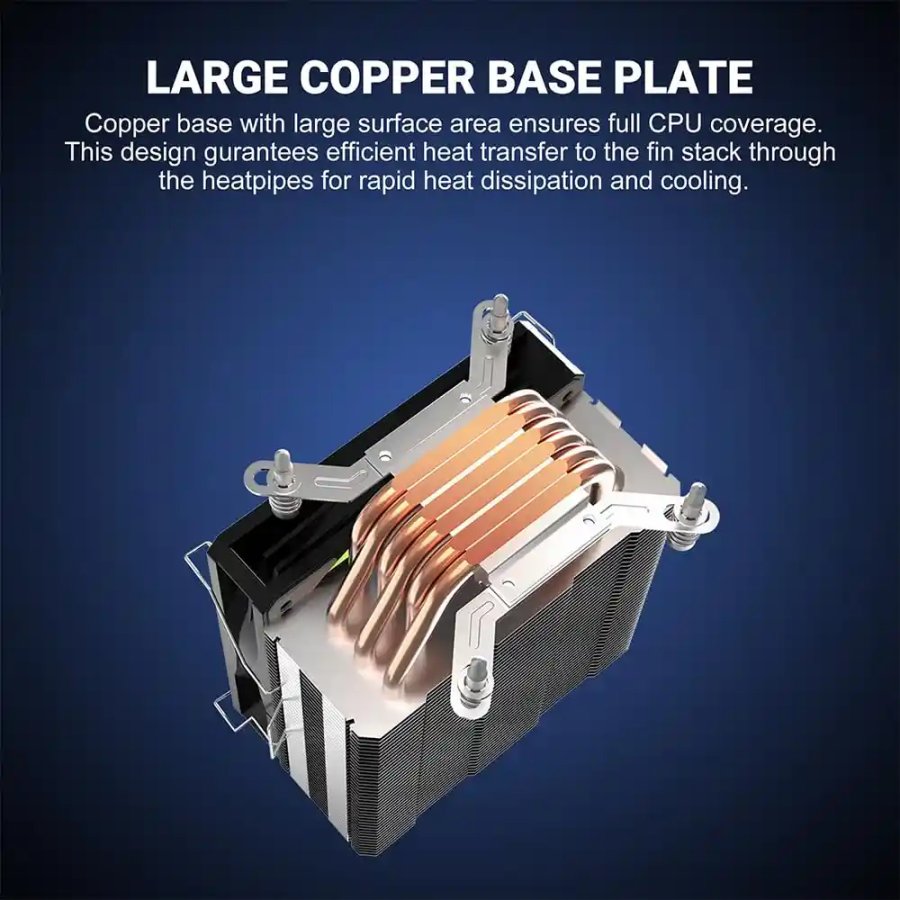 Ant Esports ICE-C612 V2 ARGB CPU Air Cooler
