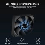 Ant Esports V4 Digital CPU Air Cooler with LED Temperature Display and ARGB