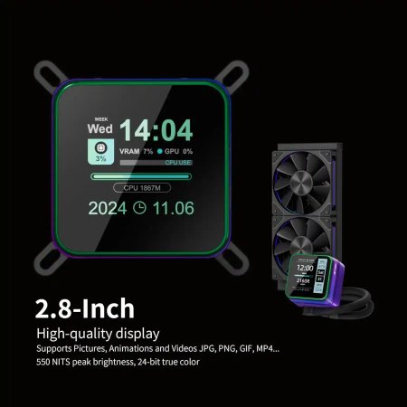 Ant Esports CPU Cooler Liquid Glacius-360D ARGB