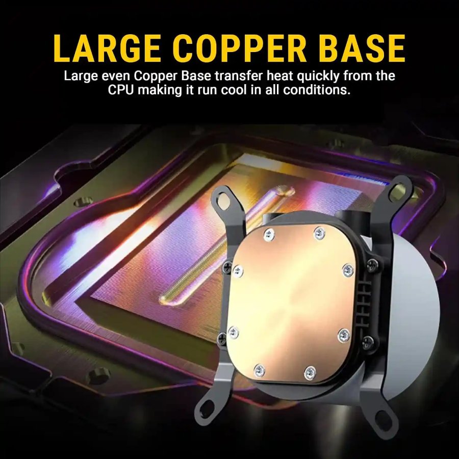 Ant Esports Liquid ICE-Glow 360 ARGB White CPU Cooler