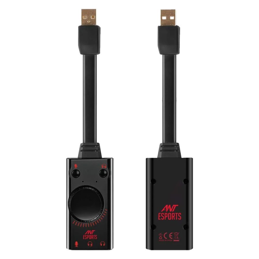 Ant Esports 7.1 USB Sound Card with Volume Control