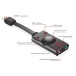 Ant Esports 7.1 USB Sound Card with Volume Control