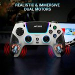 Ant Esports SUPERNOVA RGB 3-Mode Wireless Gaming Controller White