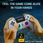 Ant Esports SUPERNOVA RGB 3-Mode Wireless Gaming Controller White