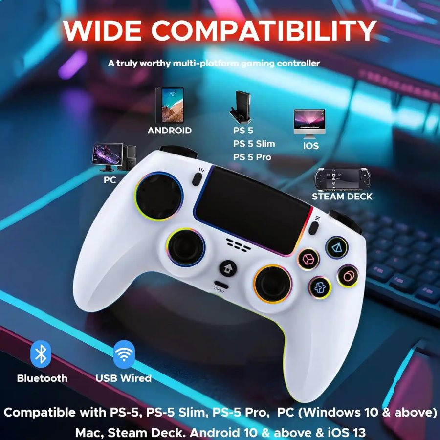 Ant Esports Wireless Gamepad POWER STRIKE 5 White