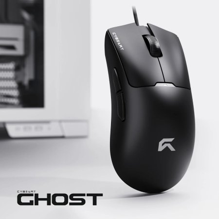 CYBEART Ghost 49g Ultra-Light Wired Gaming Mouse Black