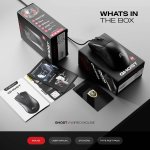 CYBEART Ghost 49g Ultra-Light Wired Gaming Mouse Black