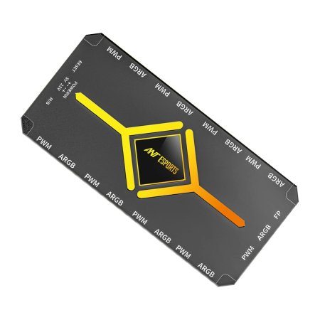 Ant Esports AFH90 2 in 1 ARGB PWM Fan Hub Black