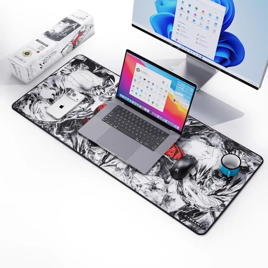 Cybeart Superman Jim Lee Edition Gaming Mouse Pad XXL