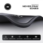Cybeart Ghost Black XXL Gaming Mouse Pad