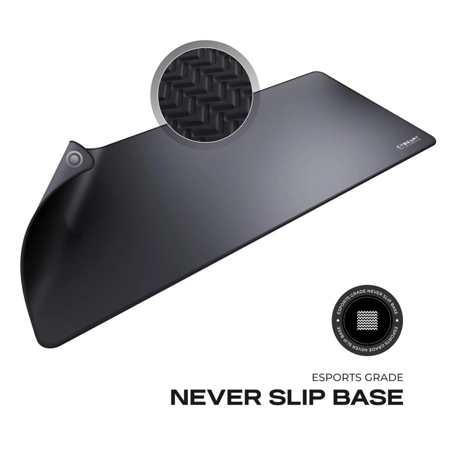 Cybeart Ghost Black XXL Gaming Mouse Pad